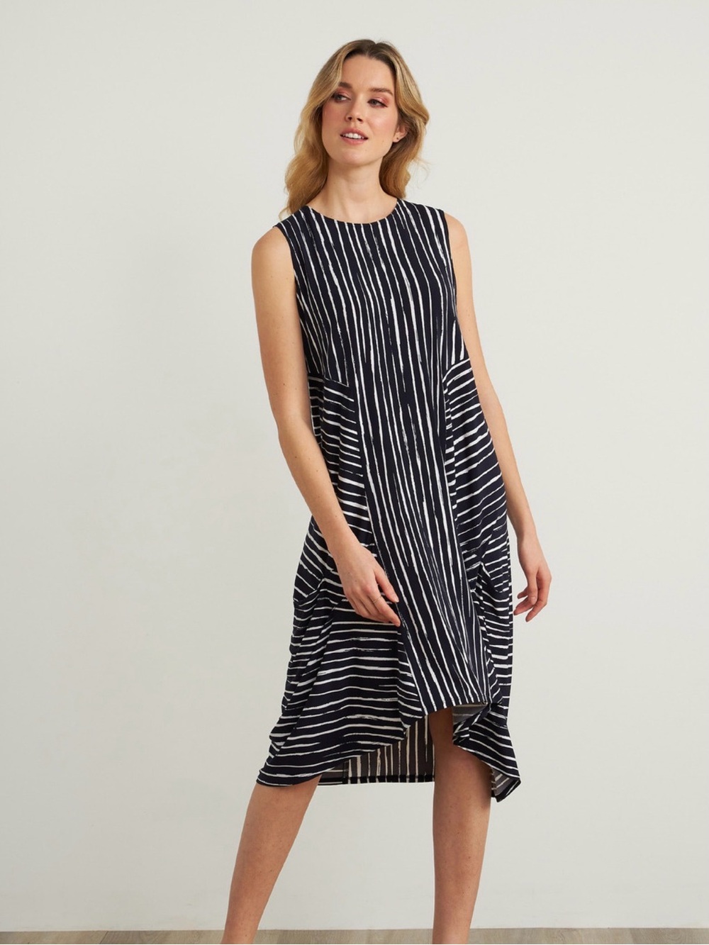 Joseph Ribkoff Pinstripe Floaty Dress